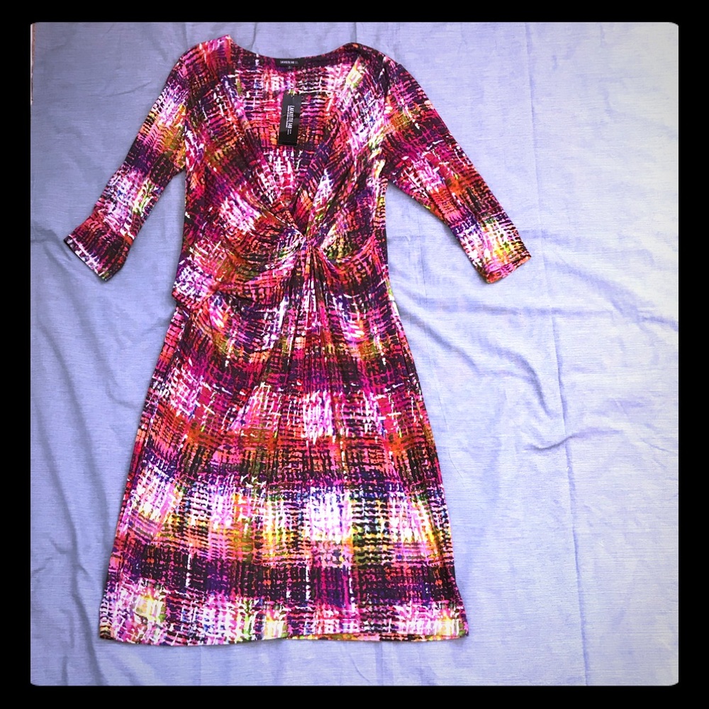 Lafayette 148 New York vneck dress 1X NWT